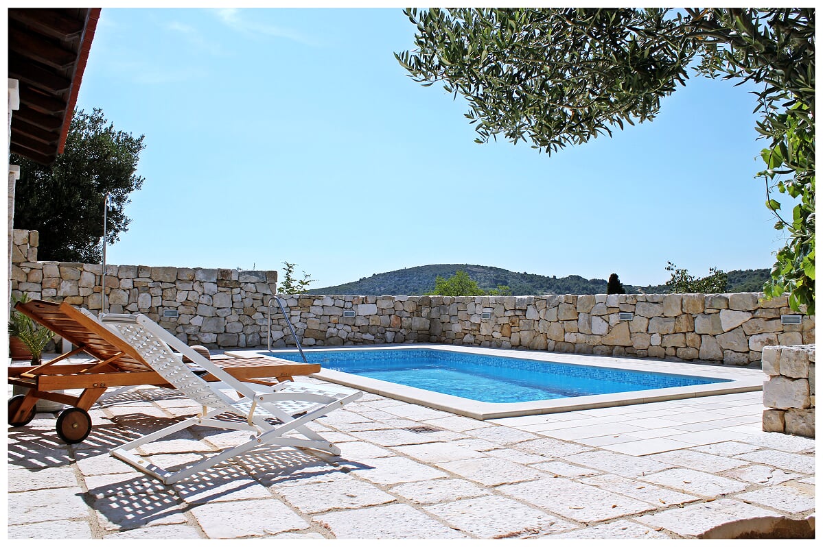 Private heated swimming pool